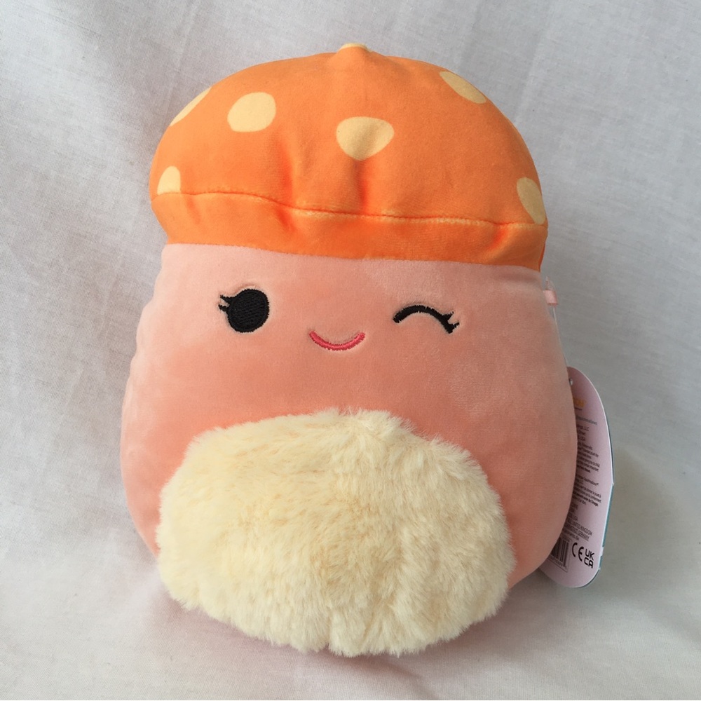 Alba The Mushroom Squishmallow 8” NWT
